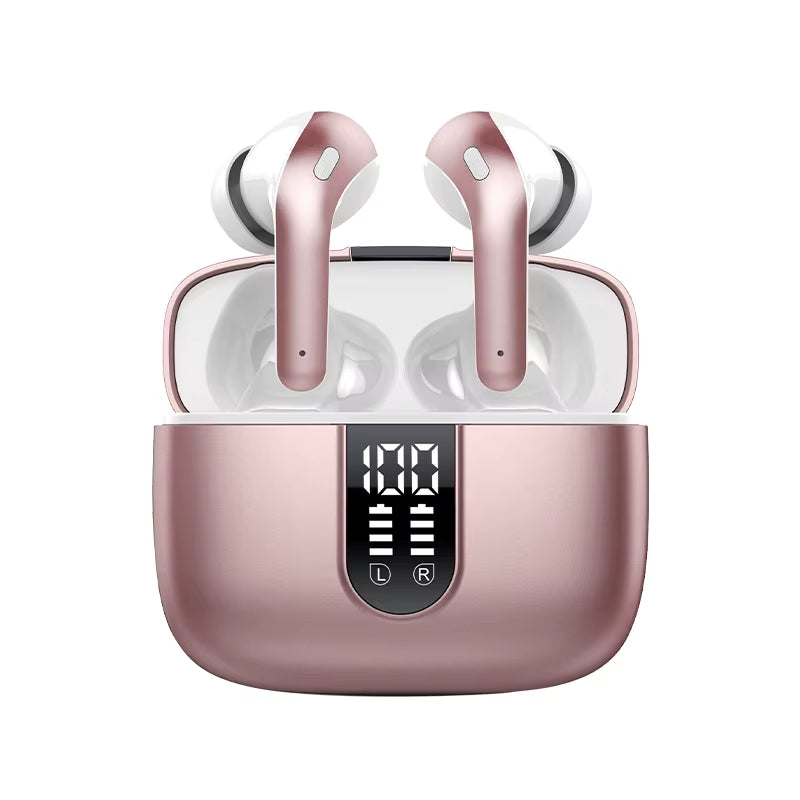 TWS LED Display Wireless Earbuds 50H Playback Mic Sport in Ear Buds Bluetooth Earphone for Smart Phone Laptop Computer