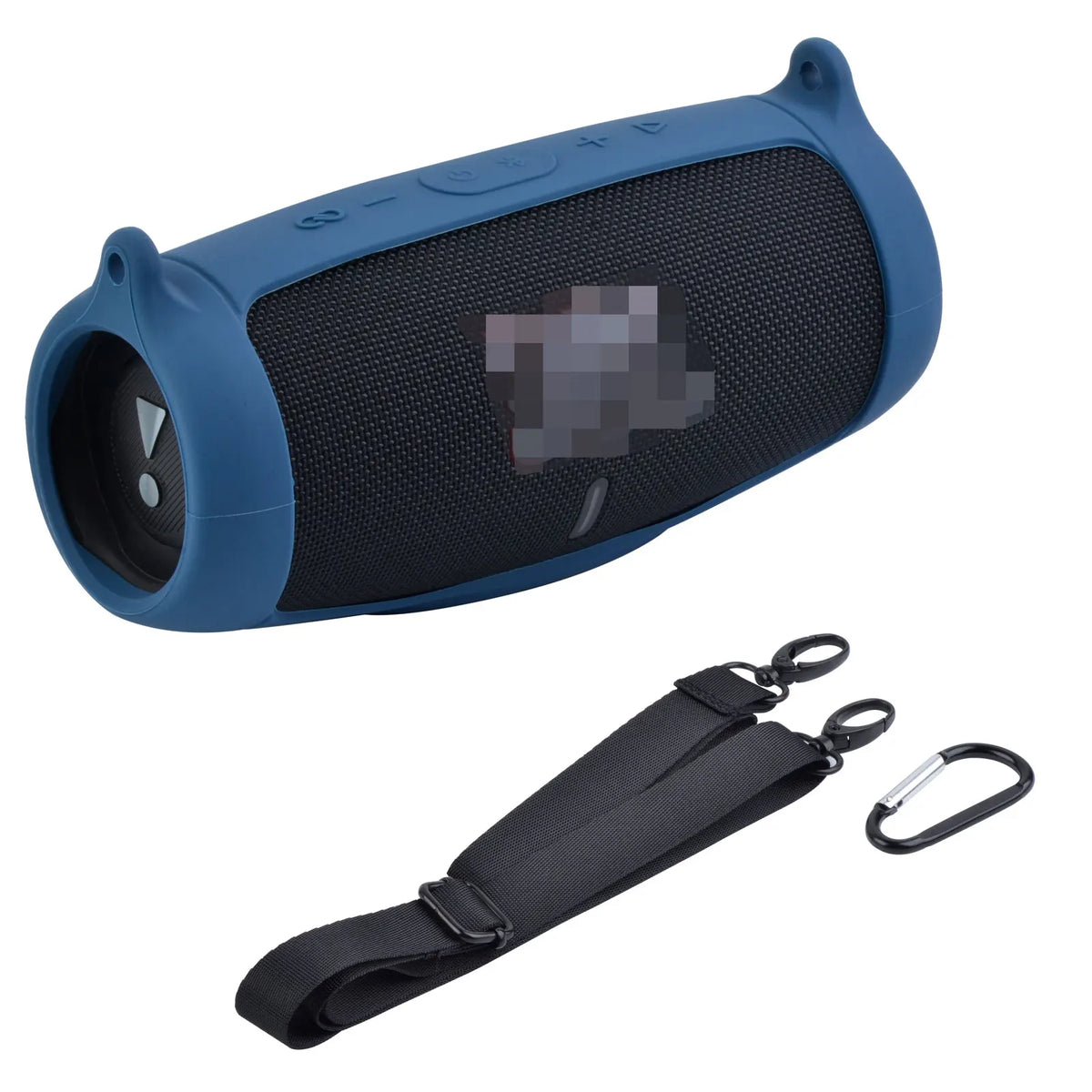 JBL Silicone Travel Carrying Case for JBL Charge 4 / Charge 5 Waterproof Bluetooth Speaker, Protective Cover with Shoulder strap
