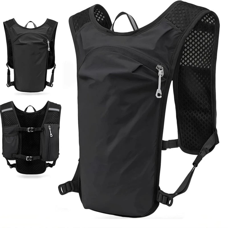 Cycling Sports Vest, Running, Hiking, Backpack, Breathable Bike, off-road Marathon, Water Bag Backpack