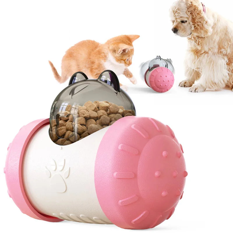 Dog Puzzle Toys Pet Food Interactive Tumbler Slow Feeder Puppy Toy Snack Treat Dispenser for Pet Dog Cat Training Goods for Pets