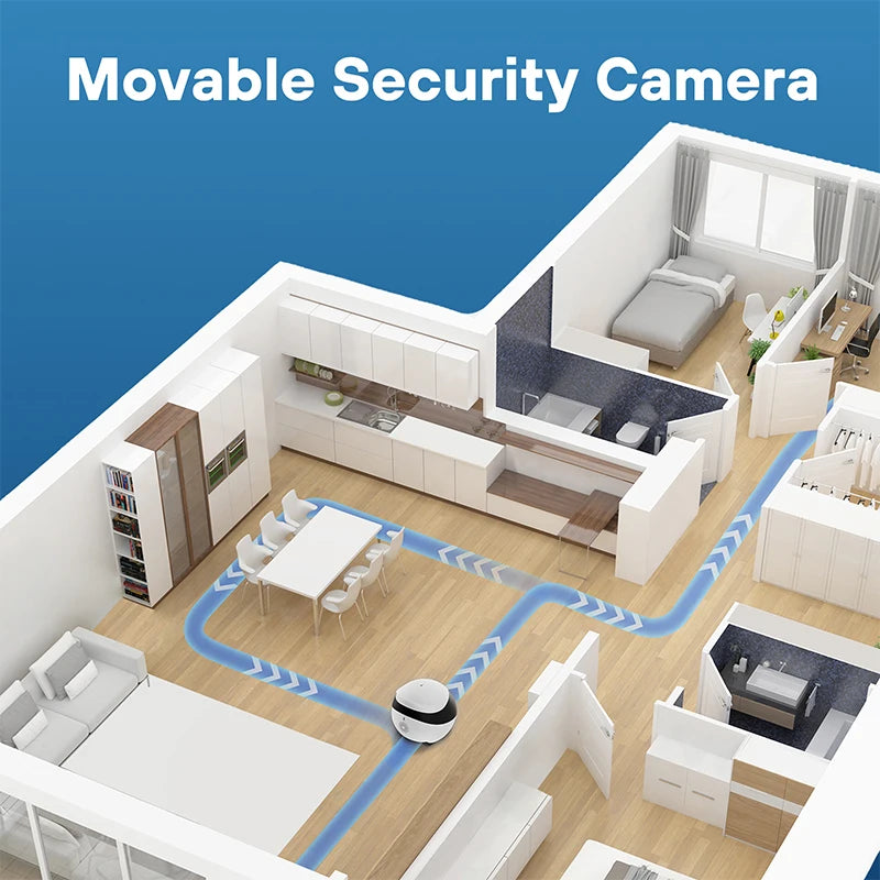 EBO SE Robot Home Intelligent Remote Control Wireless Whole House Mobile Camera Monitoring Smart Family Companion Move Tease Cat