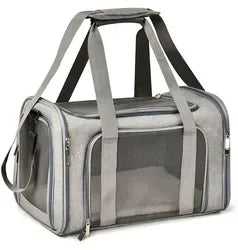 Pet Carrier Bag - Airline Approved, High-Quality, Durable, Expandable