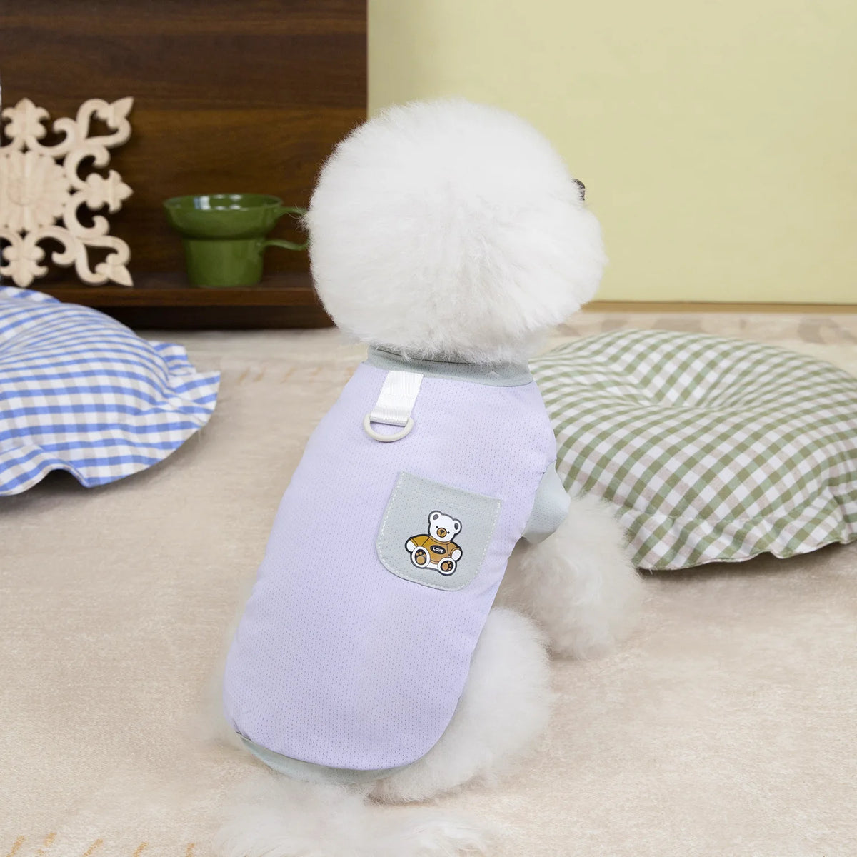 Summer Cool Dog Clothes New Dogs Pet Vest For Puppy Breathable Vest T-shirt Costume Bulldog Dog T-shirt Outdoor Pets Clothing