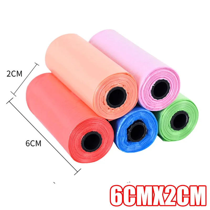 15/150pcs Dog Poop Bags Disposable Pet Waste Bags Storage Dog Waste Bags Design Pet Poop Clean Pick Up Bone Bag Dispenser Tools