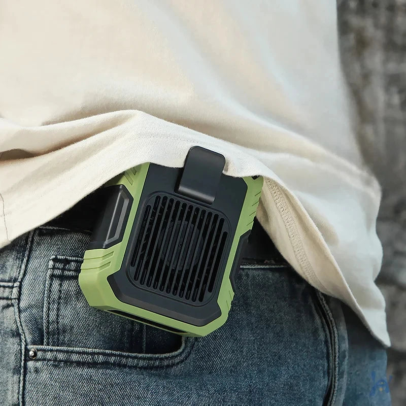 Xiaomi MIJIA 4000mAh Outdoor Hanging Neck Waist Clip Fan Wearable Portable Fans 3 Speed USB Rechargeable Emergency Mobile Power