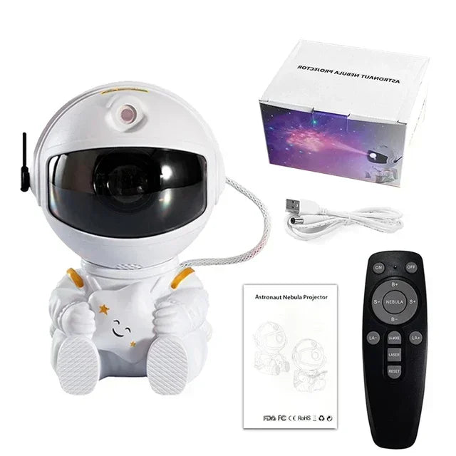 Astronaut Sky Projection Light Full of Stars Atmosphere Light Small Night Light Astronaut Decoration Nebula Light