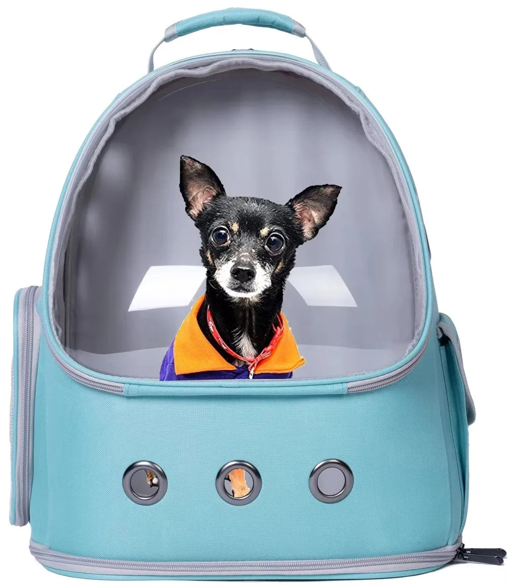 Small Dog Backpack with Clear Bubble Space Capsule