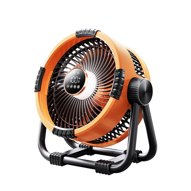 KINSCOTER Portable 6 in 1 Camping Fan 20000mAh Multifunctional Outdoor Desktop Air Circulator Wireless Ceiling w/ Hook & Light