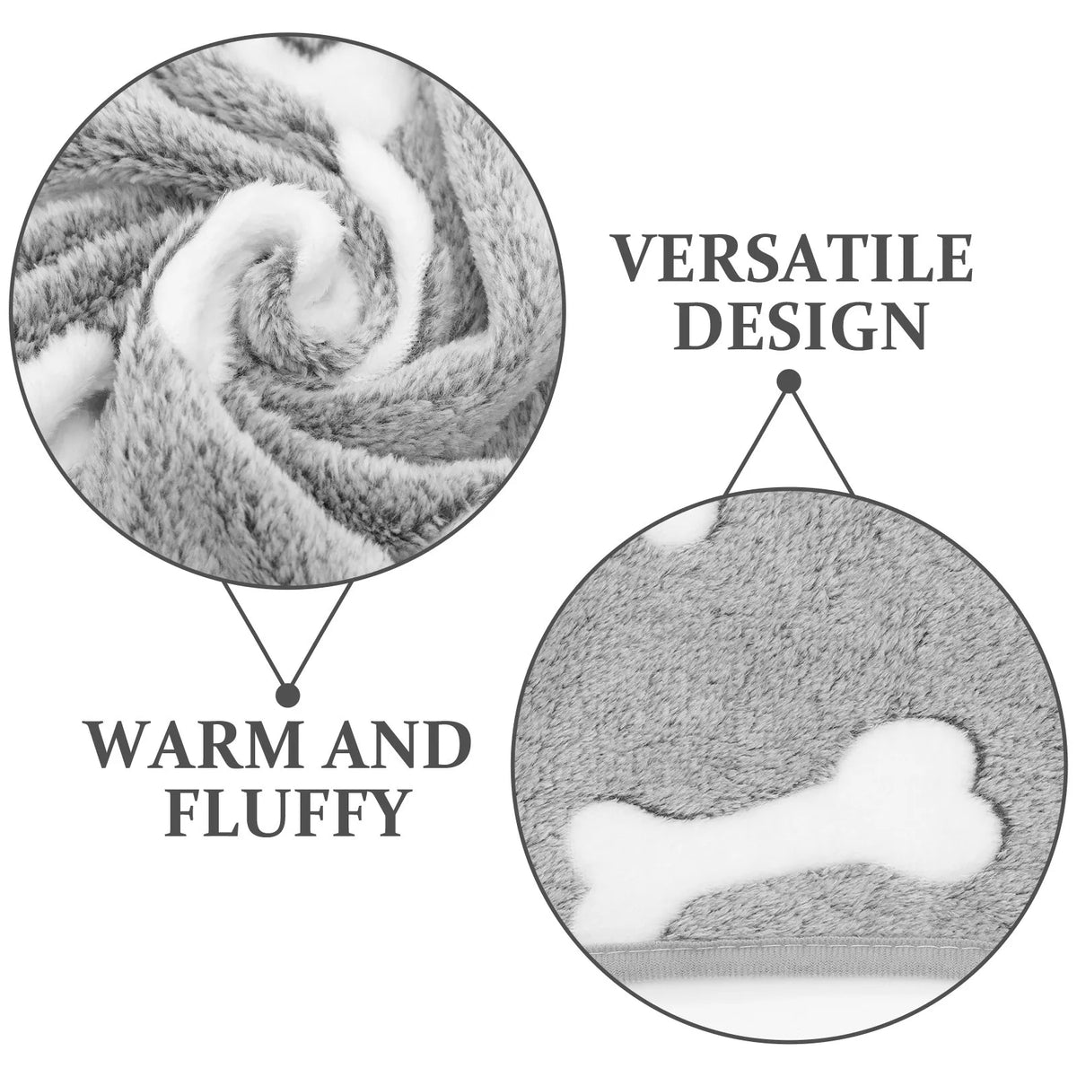 Coral Fleece Pet Blanket Warm Thick Dog Cat Blanket For Sofa Bed Winter Warmth Reusable Fleece Throw Small Animals