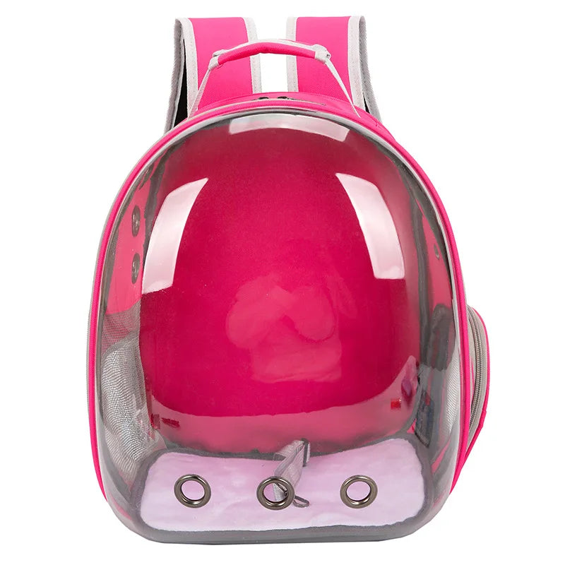 Airline Approved Pet Backpack - Transparent Space Capsule