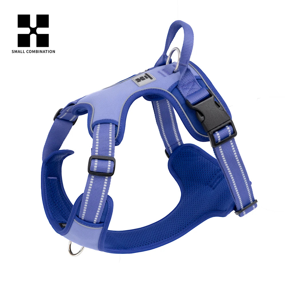 Personalized Dog Harness No Pull Reflective Padded Pet Dog Chest Harness Adjustable for small medium large Dogs Outdoor Walking