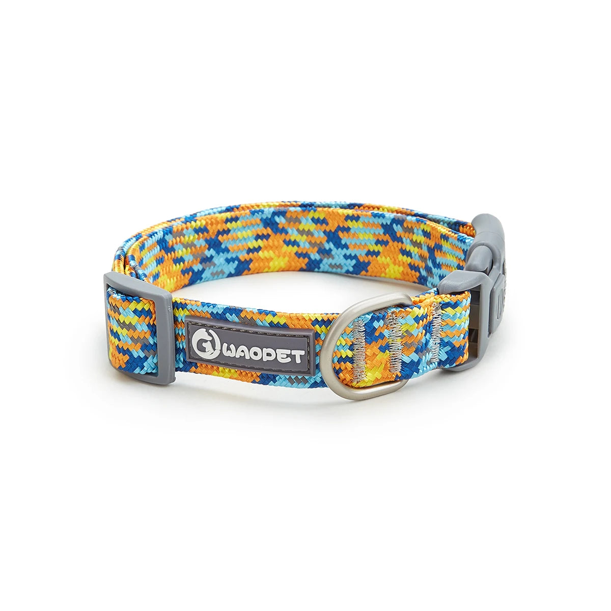 Adjustable Puppy Dogs Collar Medium Large For Dog Choker Ring Durable Reflective Nylon Pet Cat Collar Breathable Bulldog Harness