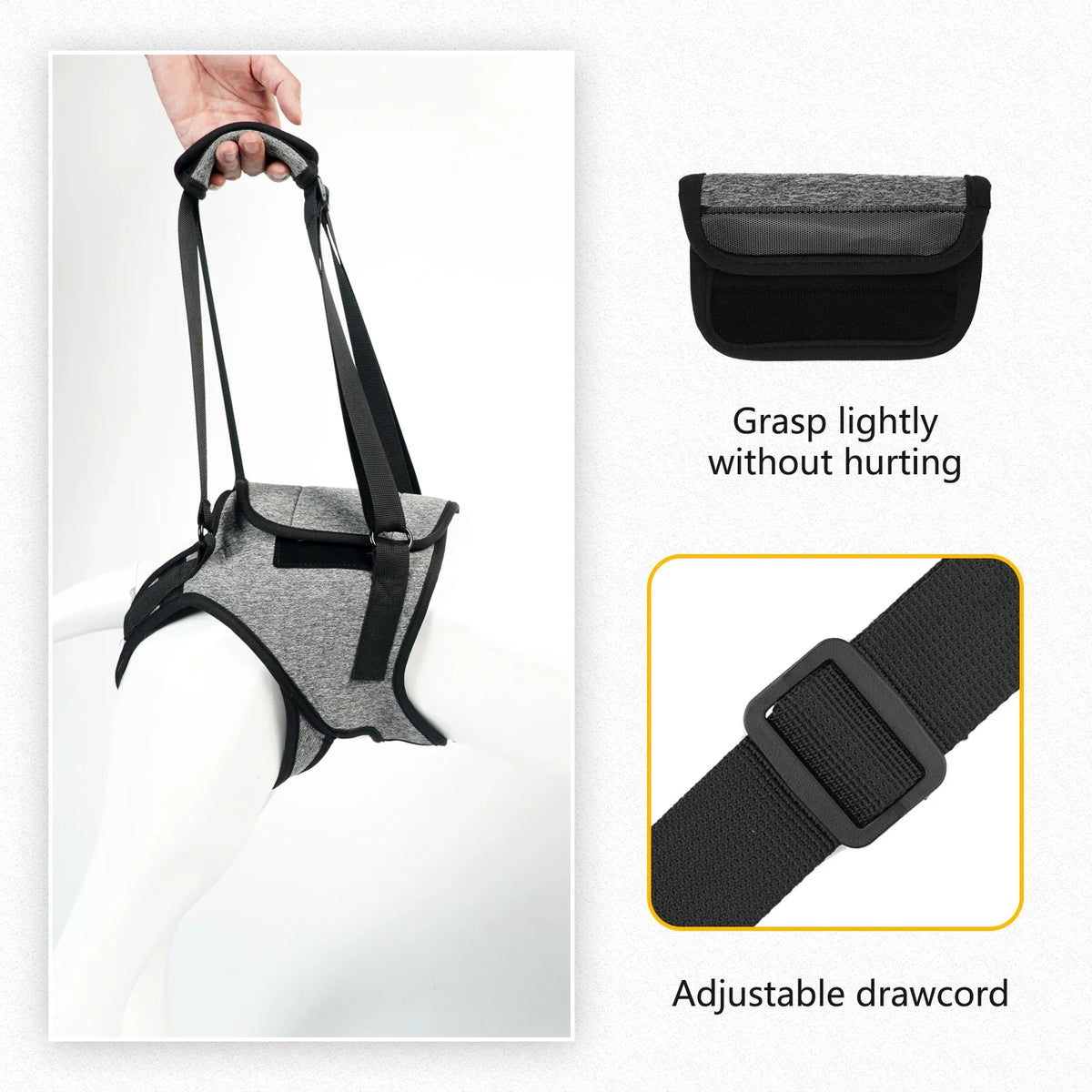 Dog Lift Harness - Soft Padded Support for Rear Legs