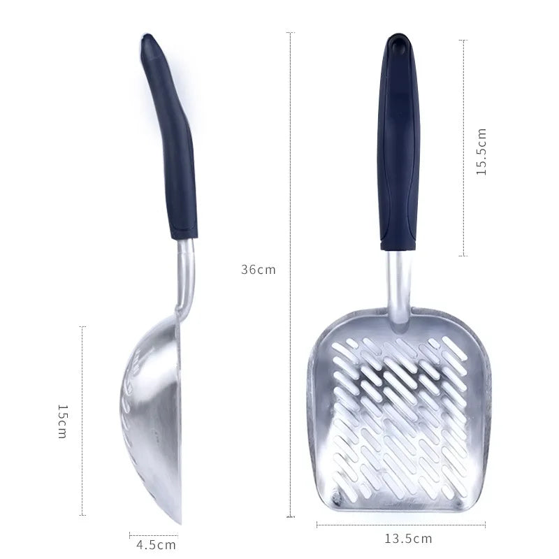 OUWO Metal Cat Litter Spoon Shovel Pet Cleaning Tools Pet Toilet Poop Artifact Garbage Sand Shovel Pet Cleaning Artifact
