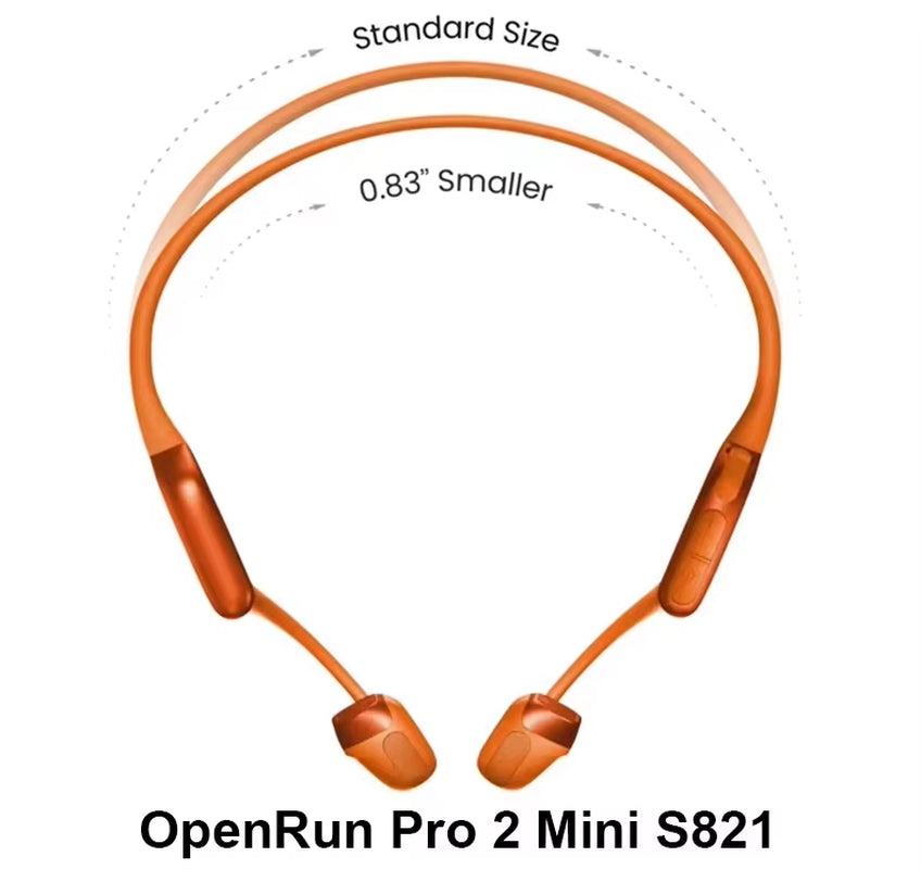 New Arrival Original  Openrun Pro2 Mini S821 Bone Conduction Bluetooth Earphones Waterproof Open Ear Sport Running Cycling