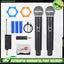 Wireless Microphone 2 Channel UHF Fixed Frequency Handheld Mic Microphone for Party Karaoke Professional Church Show Meeting-ADS1505