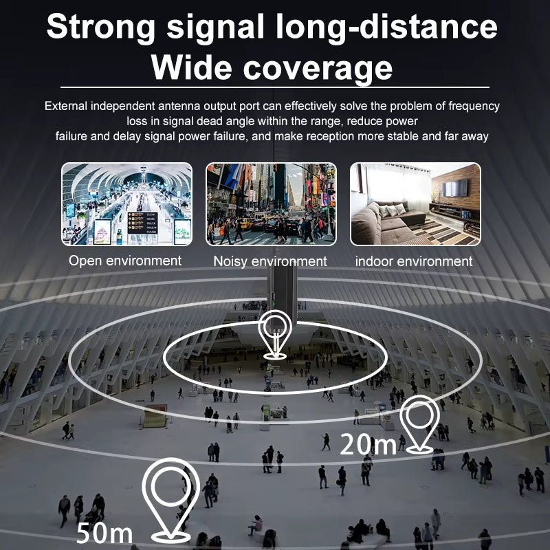 Wireless Microphone 2 Channel UHF Fixed Frequency Handheld Mic Microphone for Party Karaoke Professional Church Show Meeting-ADS1505