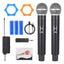 Wireless Microphone 2 Channel UHF Fixed Frequency Handheld Mic Microphone for Party Karaoke Professional Church Show Meeting-ADS1505