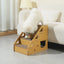 3-Tier Wooden Pet Steps Pet Stairs for High Bed Climbing Non-Slip Surface Wooden Dog Ramp Pet Steps to Access Couches and Beds