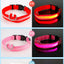 Leopard LED Dog Collar Luminous Adjustable Glowing Collar For Dogs Pet Night Safety Nylon Collar Luminous LED Bright Dog Collar