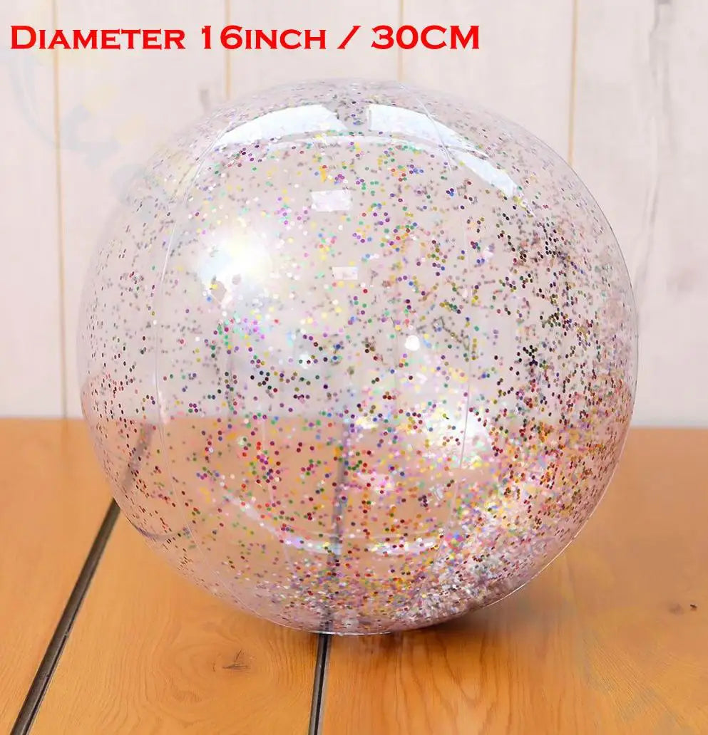 Inflatable Rainbow Color Beach Ball Kids outdoor Water Pool Toy Birthday New Year Christmas Halloween Gift Toy Education ball