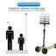 Child Scooter Folding Kick Scooter Adjustable Height Skateboard For Kids With LED Light Kateboard Outdoor Kids Foot Scooter