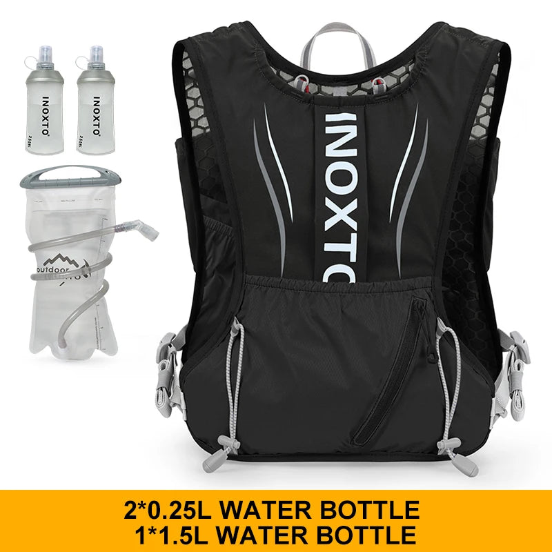 Men's and Women's Outdoor Sports Backpack Marathon Moisturizing Vest, suitable for sharing, cycling, hiking and water sports