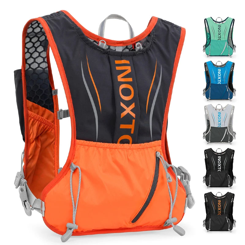 Men's and Women's Outdoor Sports Backpack Marathon Moisturizing Vest, suitable for sharing, cycling, hiking and water sports