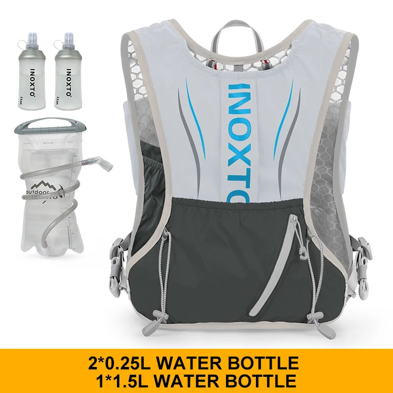Men's and Women's Outdoor Sports Backpack Marathon Moisturizing Vest, suitable for sharing, cycling, hiking and water sports