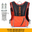 Men's and Women's Outdoor Sports Backpack Marathon Moisturizing Vest, suitable for sharing, cycling, hiking and water sports