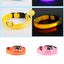 Leopard LED Dog Collar Luminous Adjustable Glowing Collar For Dogs Pet Night Safety Nylon Collar Luminous LED Bright Dog Collar