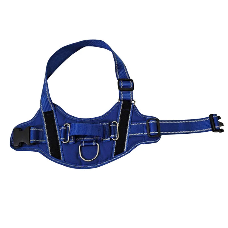 Nylon Dog Harness Personalized Reflective Pet Harness For Small Medium Large Dogs Breathable Mesh Pad Dog Harness No Pull