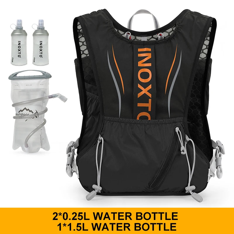 Men's and Women's Outdoor Sports Backpack Marathon Moisturizing Vest, suitable for sharing, cycling, hiking and water sports