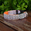 Leopard LED Dog Collar Luminous Adjustable Glowing Collar For Dogs Pet Night Safety Nylon Collar Luminous LED Bright Dog Collar