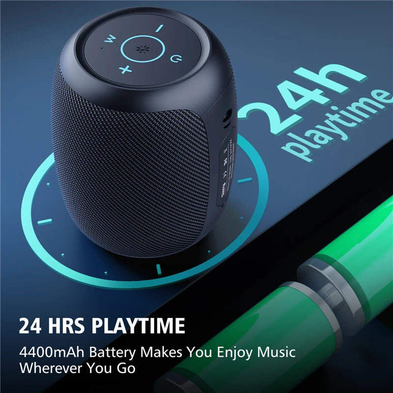 ZEALOT-S53 Portable Bluetooth Speaker 10 hours 10w super loud sound bluetooth speaker IPX6 waterproof for phone TF card USB