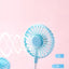 USB Fan With Aromatherapy diffuser Portable Electric Fan Mini Cooling fan Rechargeable Hanging Neck Fan With Light