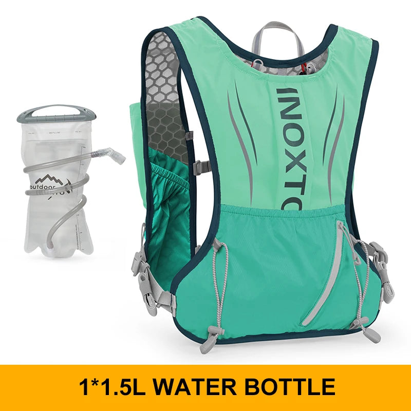 Men's and Women's Outdoor Sports Backpack Marathon Moisturizing Vest, suitable for sharing, cycling, hiking and water sports