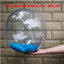 Inflatable Rainbow Color Beach Ball Kids outdoor Water Pool Toy Birthday New Year Christmas Halloween Gift Toy Education ball