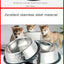 Stainless Steel Pet Bowls for Dogs and Cats - 6 Sizes (XS to XXL) - Feeding and Water Dishes