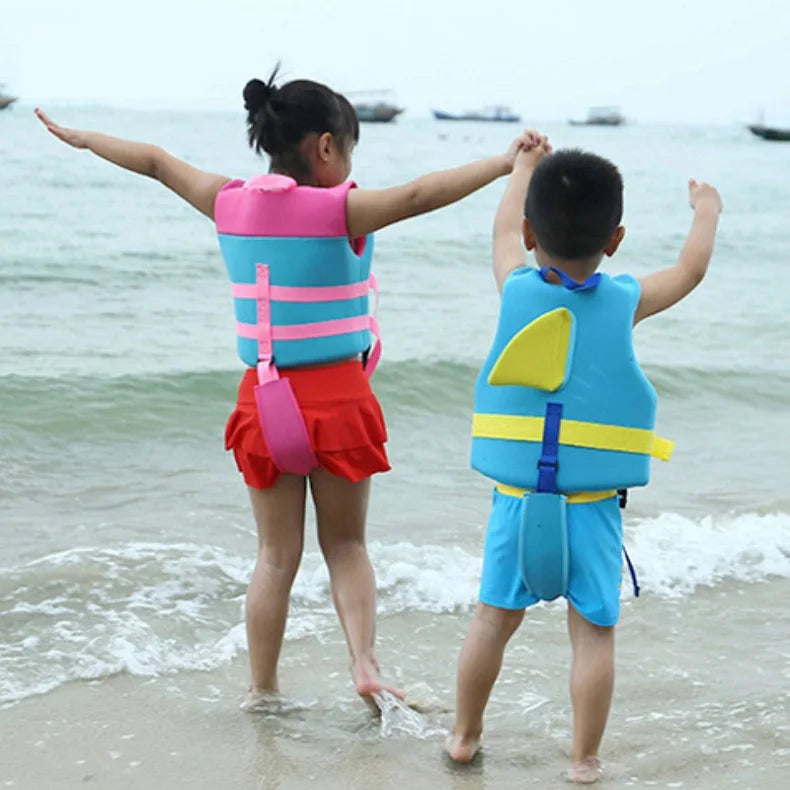 Kids Swimming Life Jacket Vest 30- 50 lbs Approved Aids Paddling Surfing Safe Buckle Straps Saved Life Jackets Toddler Lifeguard