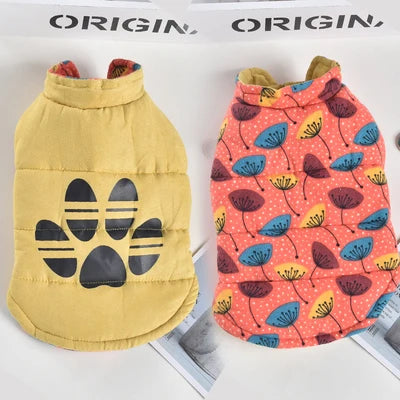 Two Side Wear French Bulldog Terrier Coat Jacket Costume Pets Clothing Retriever Down Vest XS XXXL XXL Cat Puppy Pugs Outfit