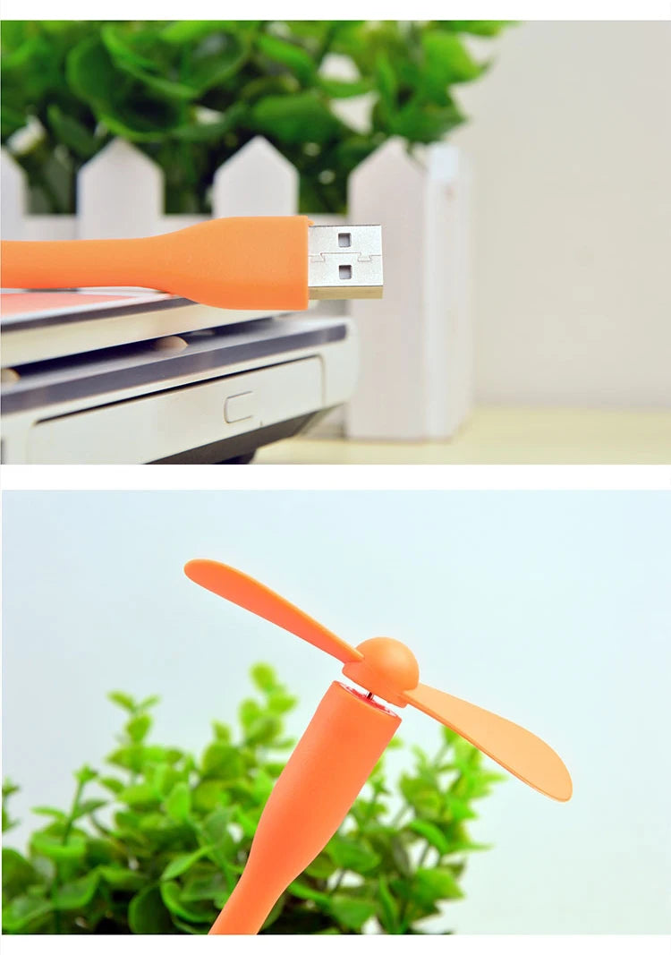 Mini USB Fan DC5V Portable Summer Cooling Fan Multifunctional Fan For iPhone Samsung HuaWei Mobiles Android Type-C Universal