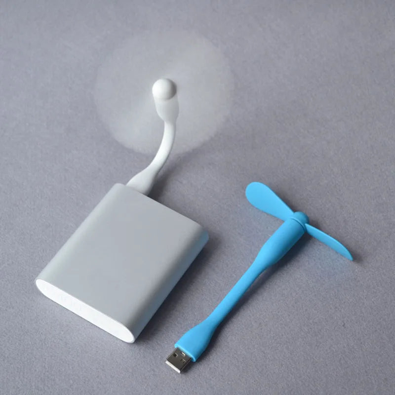 Mini USB Fan DC5V Portable Summer Cooling Fan Multifunctional Fan For iPhone Samsung HuaWei Mobiles Android Type-C Universal