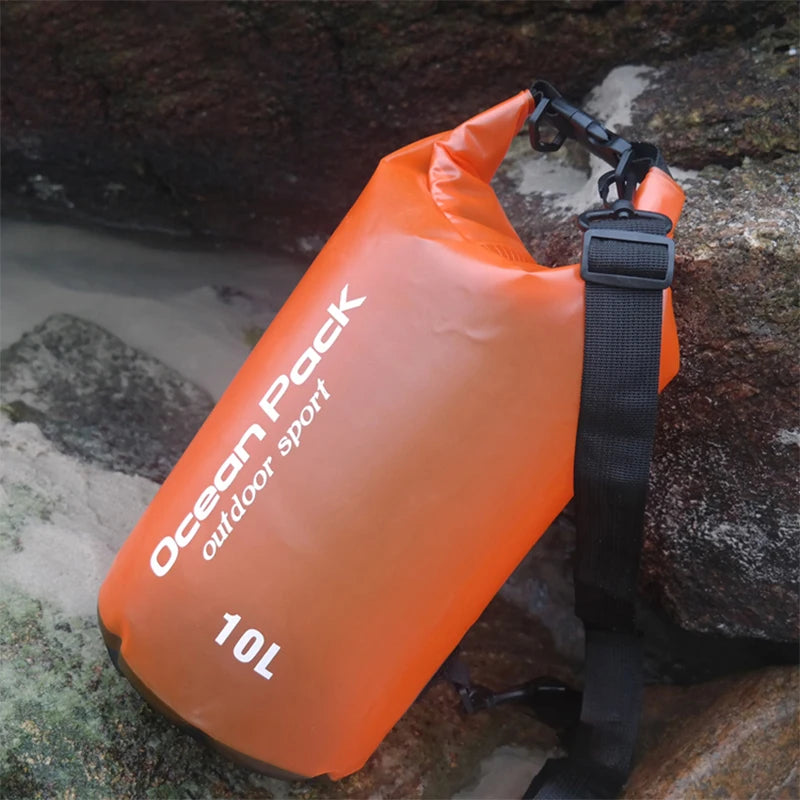 2L 5L 10L Outdoor Waterproof Swimming Bag Bucket Dry Sack Storage Bag River trekking Rafting Kayaking Travel Water Barrel