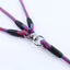 3 Way Couplers Pet Walking Lead 55" Long Nylon Braided Rope Dog Leash For 3 Dogs small dog harness