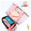 Women Swimming Bag Clear Mesh Bags Handbags Wet Dry Net Pool Beach Pouch Sac De Sport Striped Transparent Shoulder Bag XA387WA
