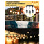 30m Outdoor Festoon LED Fairy Lights Warm White E27 S14 Retro filament Bulb Waterproof Christmas Lights Garland Decoration