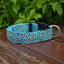Leopard LED Dog Collar Luminous Adjustable Glowing Collar For Dogs Pet Night Safety Nylon Collar Luminous LED Bright Dog Collar