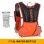 Men's and Women's Outdoor Sports Backpack Marathon Moisturizing Vest, suitable for sharing, cycling, hiking and water sports