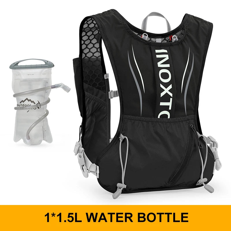 Men's and Women's Outdoor Sports Backpack Marathon Moisturizing Vest, suitable for sharing, cycling, hiking and water sports
